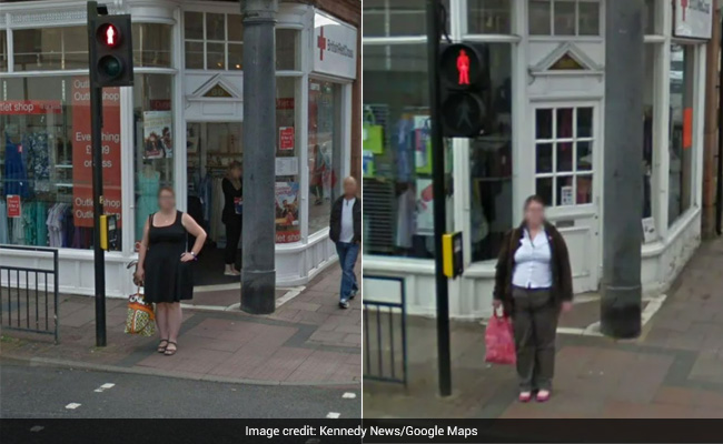 British Woman Captured On Google Maps At The Exact Same Location Nine Years Apart