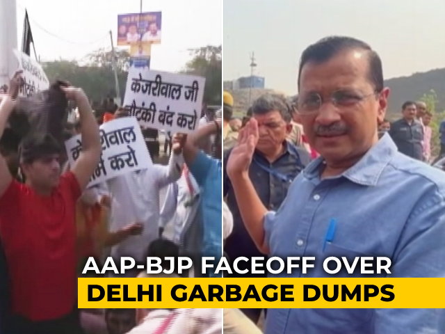 AAP-BJP Face-Off Over Delhi Garbage Dumps Ahead Of Expected Civic Polls