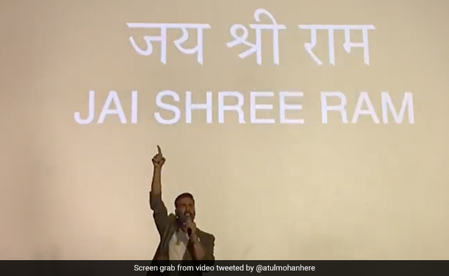 अक्षय कुमार ने थिएटर में खूब गाया 'जय श्री राम', यूं लॉन्च किया राम सेतु का टाइटल सॉन्ग