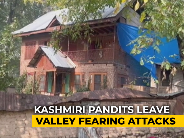 Pandit Families Leave Kashmir After Series Of Attacks, Had Stayed Put In Peak Terror