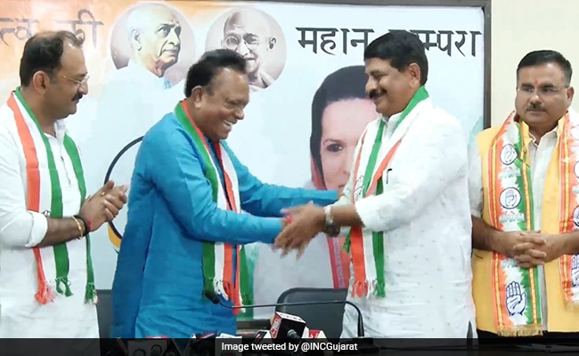 Ex-Gujarat Chief Minister Shankersinh Vaghela's Son Returns To Congress