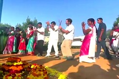 Watch: Rahul Gandhi Dances With Tribal Artists In Telangana Watch: Rahul Gandhi Dances With Tribal Artists In Telangana