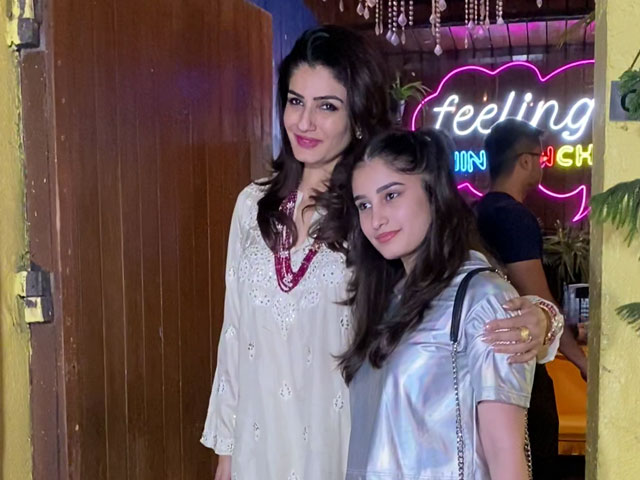 Raveena Tandon's Birthday Dinner With Family