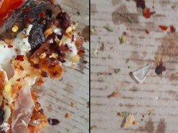 Man Claims His Pizza Had Glass Shards, Shares Pictures On Twitter