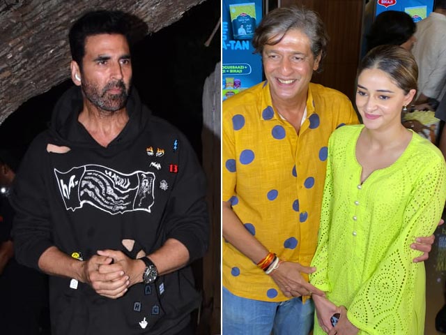 Stars In The City: Akshay Kumar, Ananya Panday And Others