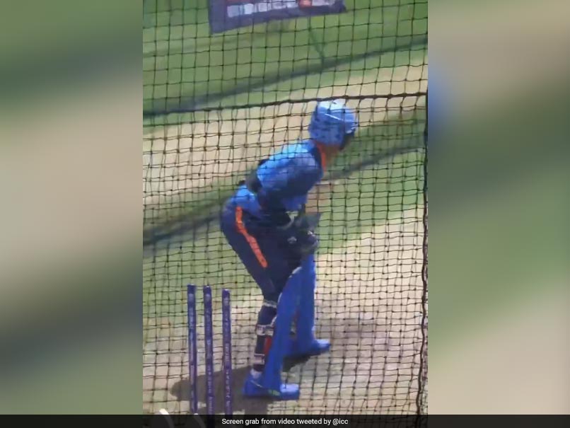 Watch: Dinesh Karthik Practices Power-Hitting In Nets Ahead Of Netherlands Clash In T20 World Cup