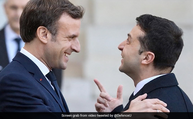 Watch: Ukraine's "Romantic" Appeal To France For Military Aid