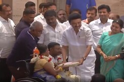 Tamil Nadu CM MK Stalin Attends Mass Marriage Program In Chennai Tamil Nadu CM MK Stalin Attends Mass Marriage Program In Chennai