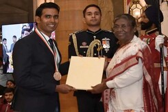 Achanta Sharath Kamal Bestowed With Khel Ratna In Glittering National Sports Awards Ceremony Achanta Sharath Kamal Bestowed With Khel Ratna In Glittering National Sports Awards Ceremony