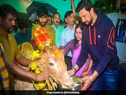 Kannada Actor Kichcha Sudeep To Adopt 31 Cows Under State Government Scheme Kannada Actor Kichcha Sudeep To Adopt 31 Cows Under State Government Scheme