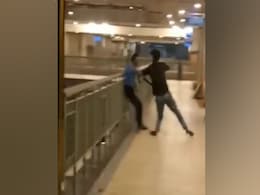 Video: Security Guard, Gun In Hand, Pummelled By Man At Greater Noida Mall Video: Security Guard, Gun In Hand, Pummelled By Man At Greater Noida Mall