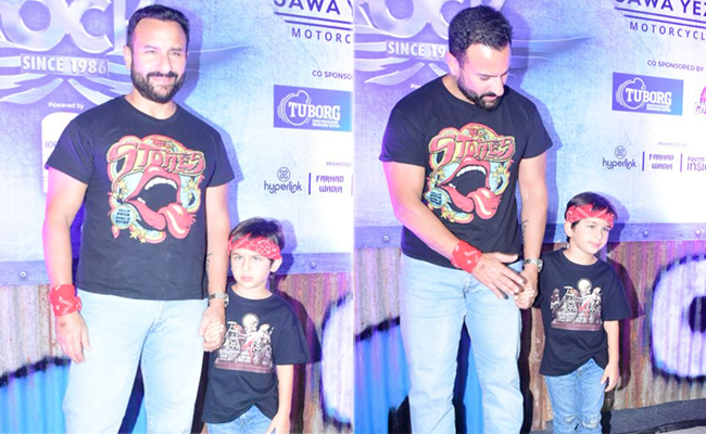 Twinning With Dad Saif Ali Khan, Taimur Ali Khan Is The Most Adorable Rock Star In Town