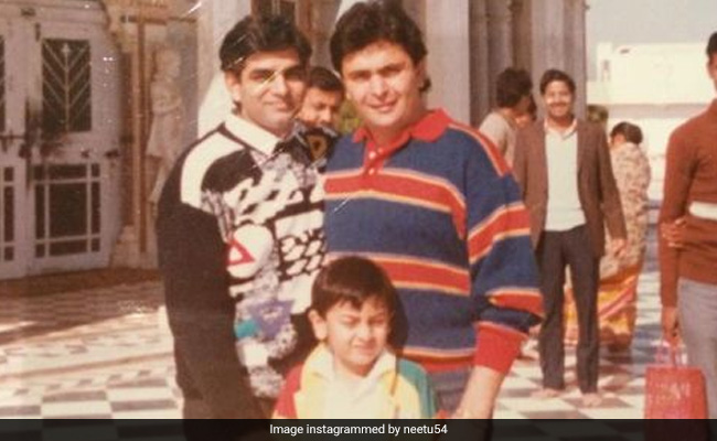Rishi Kapoor And Little Ranbir In Throwback Gold Shared By Neetu Kapoor