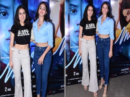 Sara Ali Khan And Ananya Panday Are Wrapped In A Hug, Crop Tops And Trendy Low Waist Pants Sara Ali Khan And Ananya Panday Are Wrapped In A Hug, Crop Tops And Trendy Low Waist Pants