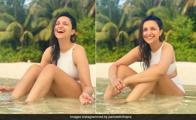 Parineeti Chopra Needs Just A Chic White Swim Set To Make A Splash In The Sea
