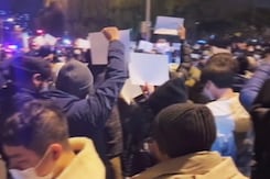 Xi's Iron Grip Tested As Covid Lockdown Protests Rage In Chinese Cities Xi's Iron Grip Tested As Covid Lockdown Protests Rage In Chinese Cities