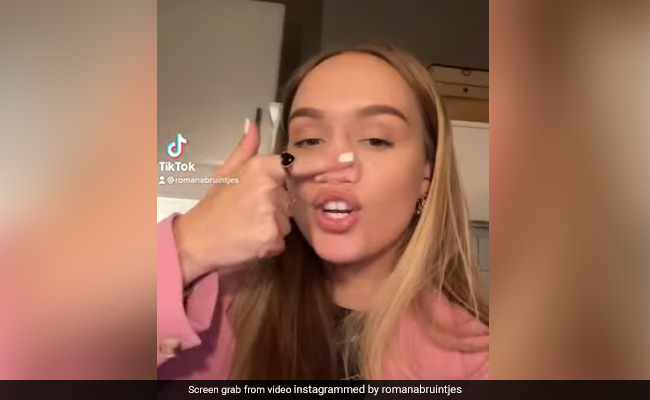 Viral Video: Woman Born Without Nose Bone Shows Its Flexibility