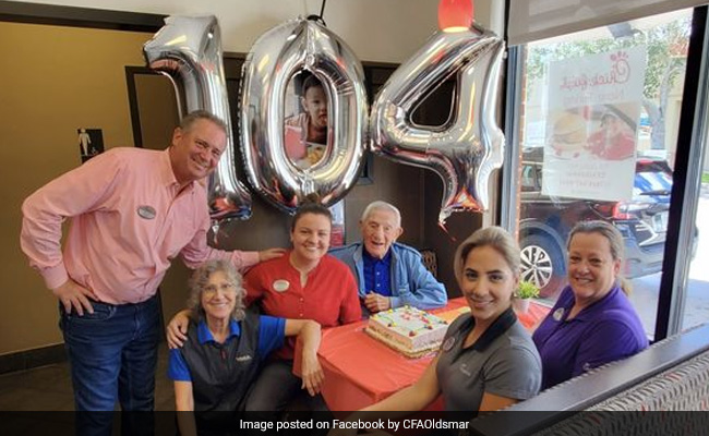 Florida Chick-fil-A Throws A Party For Customer's 104th Birthday