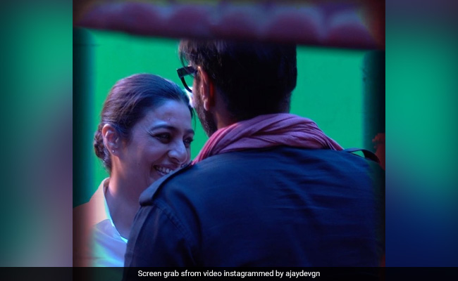 For Tabu's Birthday, Ajay Devgn Posted This Behind-The-Scene Video From The Sets Of <i>Bholaa</i>