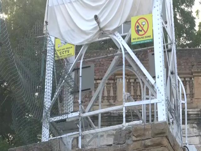 Ahead Of PM's Visit To Bridge Collapse Site, Sheet Covers Company's Name