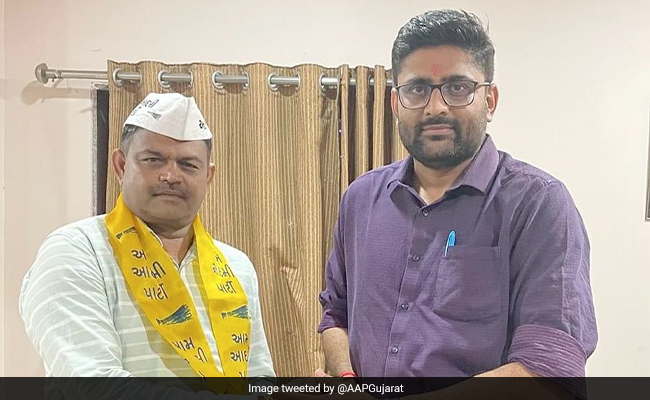 Denied Ticket By BJP, Two-Time Gujarat MLA Joins AAP