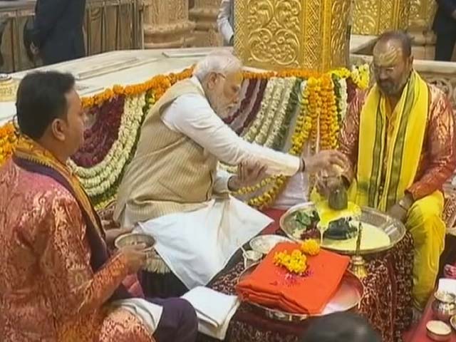 Watch: PM Modi At Gujarat's Somnath Temple