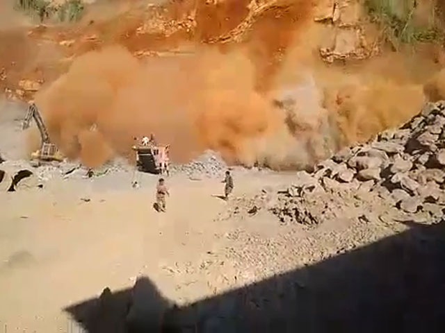 Watch: 12 Feared Trapped After Stone Quarry Collapses In Mizoram