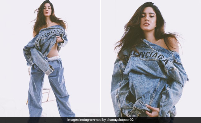 Shanaya Kapoor's Double Denim Dose Doubles The Ante On The Style Bar