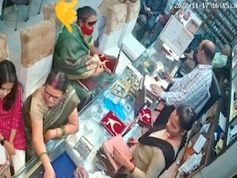 Caught On CCTV: Woman In Busy UP Store Steals Necklace Worth Lakhs Caught On CCTV: Woman In Busy UP Store Steals Necklace Worth Lakhs