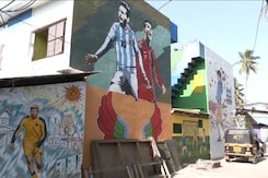 FIFA Fever Grips Kerala As Messi, Ronaldo's Cutouts Take Over Streets In Thiruvananthapuram FIFA Fever Grips Kerala As Messi, Ronaldo's Cutouts Take Over Streets In Thiruvananthapuram