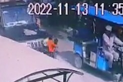 Police SUV Rams 2 Children While Crossing Road In UP Police SUV Rams 2 Children While Crossing Road In UP