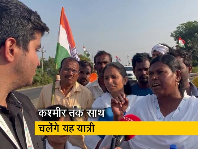 भारत जोड़ो यात्रा में राहुल गांधी के साथ कन्याकुमारी से चल रहे हैं कई यात्री