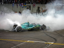 Watch: Sebastian Vettel Performs 'Doughnut', Mesmerises Fans In His Final F1 Outing