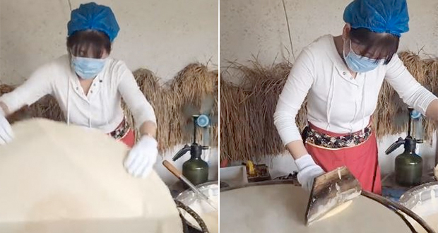 'Like A Big Dosa': Twitter Reacts To Clip Of Giant Pancake Being Made In China