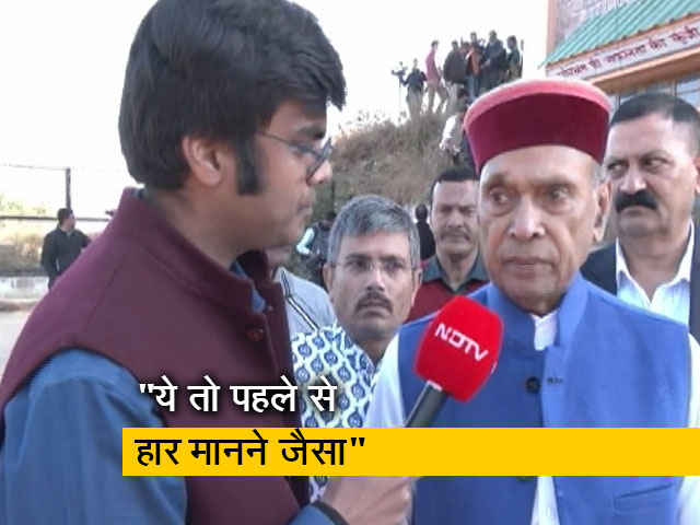 प्रेम कुमार धूमल ने कांग्रेस पर साधा निशाना, कहा - "पार्टियां तो दावा करती ही हैं, पर..."