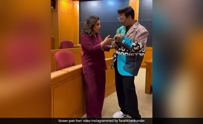 करण जौहर ने उड़ाया कपड़ों का मजाक तो फराह खान ने भी यूं कर दी खिंचाई, सोशल मीडिया पर वायरल हुआ मजेदार Video  