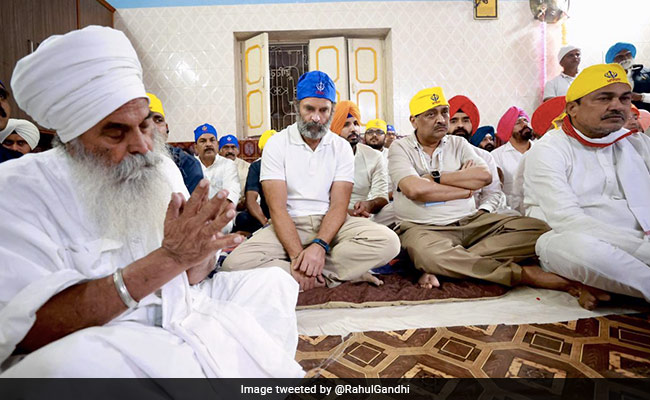 Rahul Gandhi Visits Gurdwara As Congress <i>Yatra</i> Enters Maharashtra