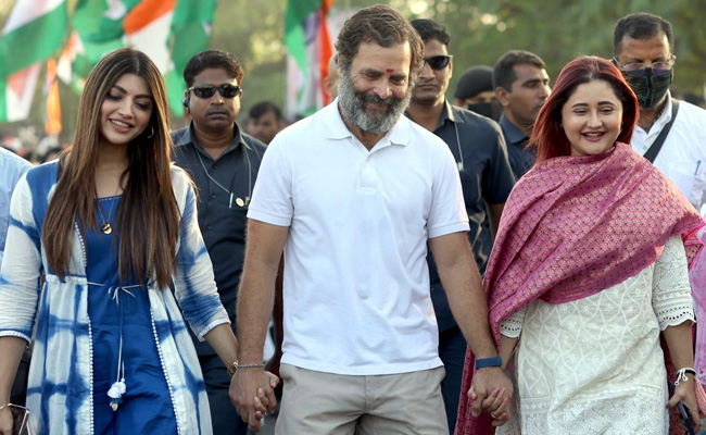 BJP Claims Actors Paid To Walk With Rahul Gandhi, Congress Says Charge 'Bogus'
