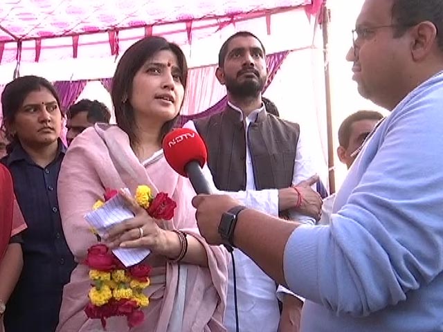 "BJP Misguiding People Via WhatsApp Factories": Dimple Yadav On Mainpuri Contest