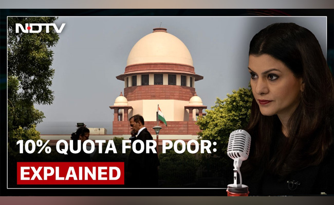 10% Quota For Poor: Explained | Hot Mic with Nidhi Razdan