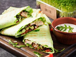 Munch On This Delicious Spinach Wrap For A Healthy Snack