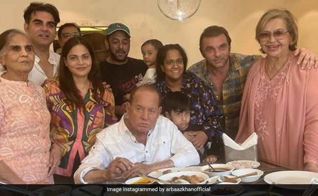 Salim Khan's 87th Birthday Celebrations With Salman And Family