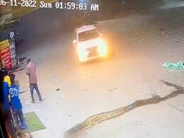 Caught On CCTV, Chilling Car Stunt In Gurugram That Ends In Death Caught On CCTV, Chilling Car Stunt In Gurugram That Ends In Death