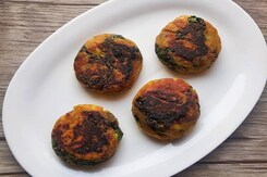 Palak Aloo Tikki Recipe | How To Make Palak Aloo Tikki Palak Aloo Tikki Recipe | How To Make Palak Aloo Tikki