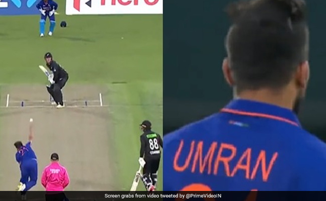 Watch: तीसरे वनडे मैच में उमरान मलिक ने 'चौंकाया', इतनी तेज रफ्तार से गेंद फेंककर बैटर को किया आउट