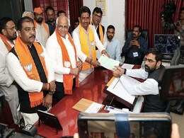 Gujarat Polls: BJP's Alpesh Thakor Files nomination From Gandhinagar South Gujarat Polls: BJP's Alpesh Thakor Files nomination From Gandhinagar South