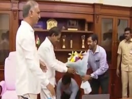 Watch: Telangana Government Official Touches KCR's Feet, Faces Criticism Watch: Telangana Government Official Touches KCR's Feet, Faces Criticism