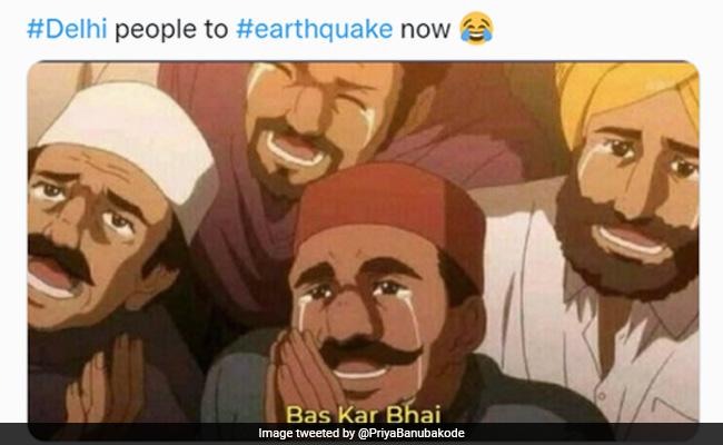 "<i>Bas Kar</i>": Twitter Users On 2nd Earthquake Tremors In Delhi In A Week