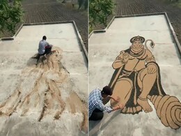 VIDEO: गजब की कलाकारी, मिट्टी से बना दी पवनसुत हनुमान की तस्वीर VIDEO: गजब की कलाकारी, मिट्टी से बना दी पवनसुत हनुमान की तस्वीर