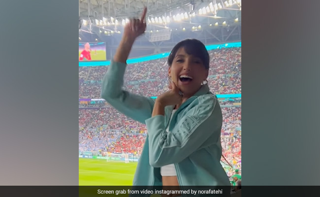 FIFA वर्ल्ड कप देखने कतर गईं नोरा फतेही के साथ स्टेडियम में हुआ कुछ ऐसा, खुशी में डांस करने लगीं एक्ट्रेस